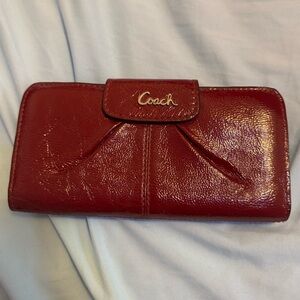 *Vintage* Red Coach Wallet